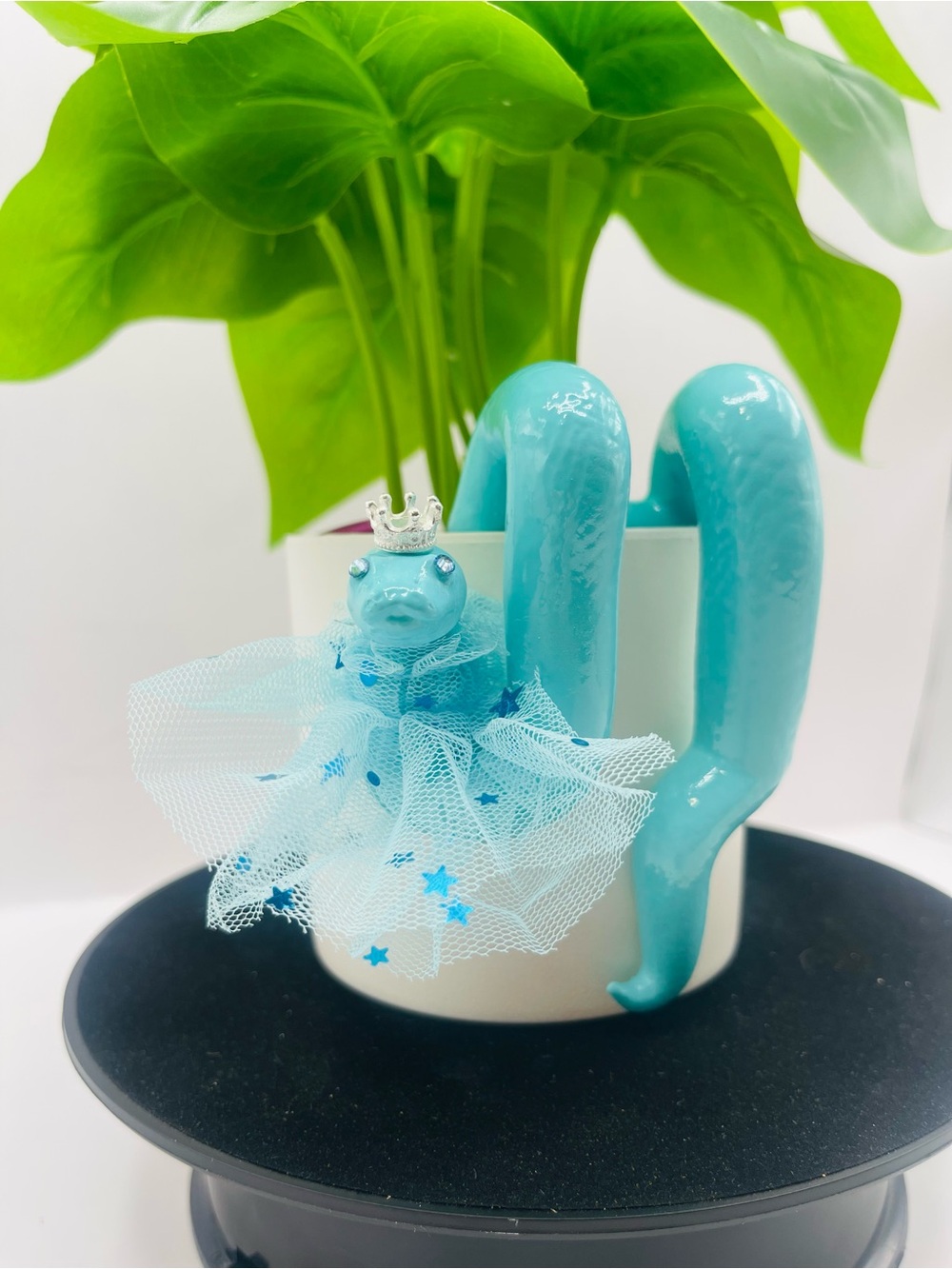 Tiffany Tulle - Adorable Hanging Snake - Plant Decor - Pot Hugger